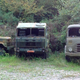Illustration for article titled This Abandoned Soviet Sub Base Is Hiding Amazing Army Truck Barn Finds